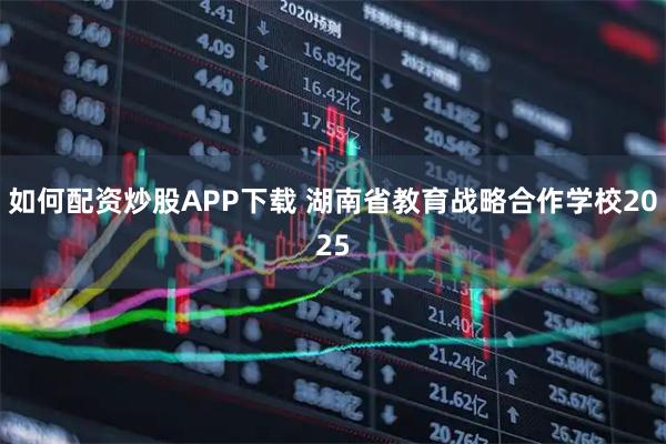 如何配资炒股APP下载 湖南省教育战略合作学校2025